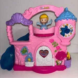 Fisher Price Little People Cinderella Princess Play & Go Portable Castle Set